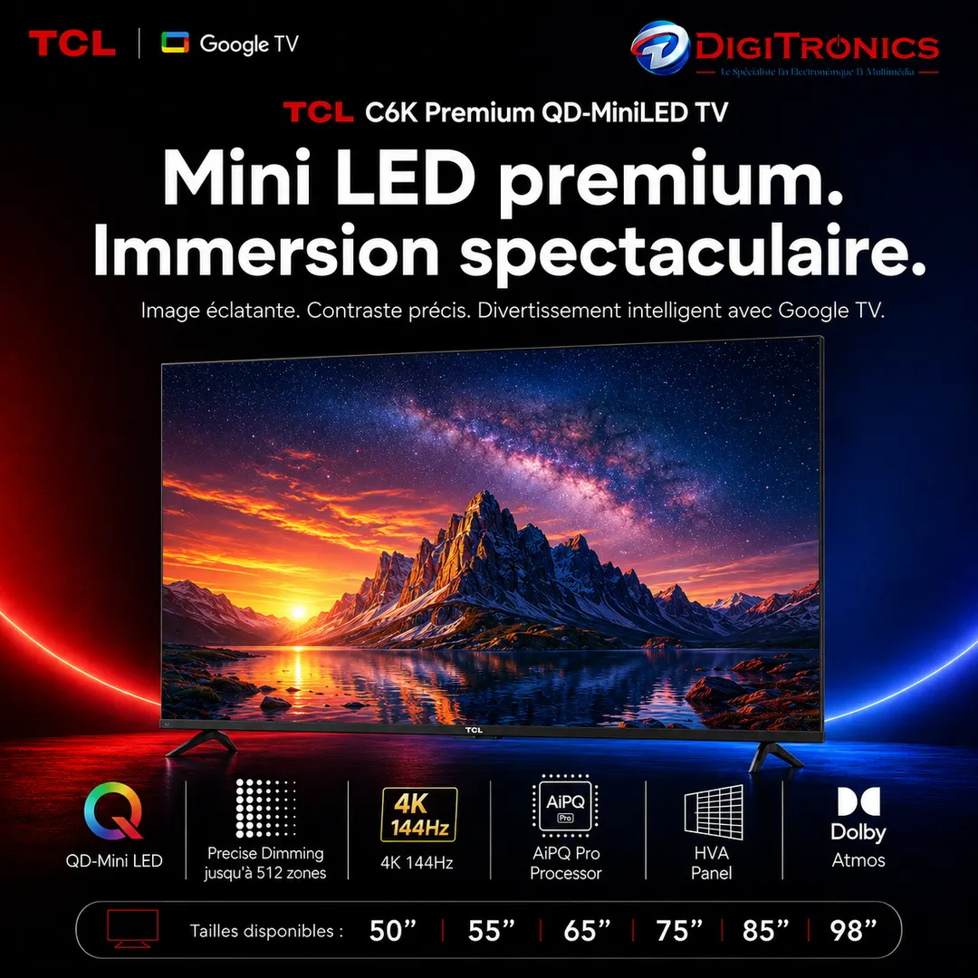 TV TCL MINI LED SMART GOOGLE TV 4K 55C6K 3 TV TCL MINI LED SMART GOOGLE TV 4K 55C6K – Image 3