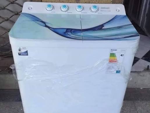Machine à laver KRÖHLER Semi-Auto 8 kg – KPB82TCPOBLE + panier plastique