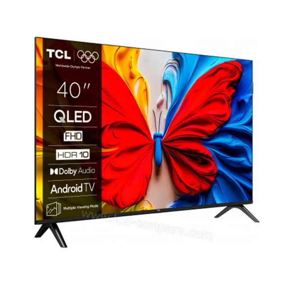 TV QLED TCL 40S5K – 40 pouces Full HD avec Google TV et Dolby Audio
