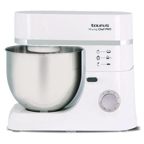 Pétrin Taurus Pro 7L – Robot pâtissier puissant avec bol inox 7 litres PETRIN-MIXING-P