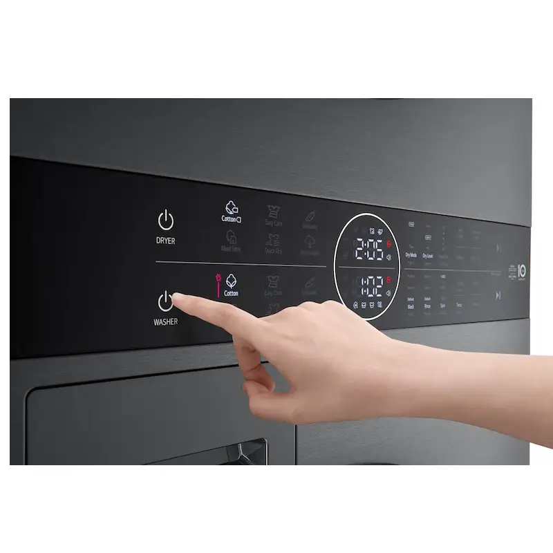 W4W8BVPKZHM LAVE LINGE + SECHE LINGE WashTower 2 W4W8BVPKZHM LAVE LINGE + SECHE LINGE WashTower – Image 2