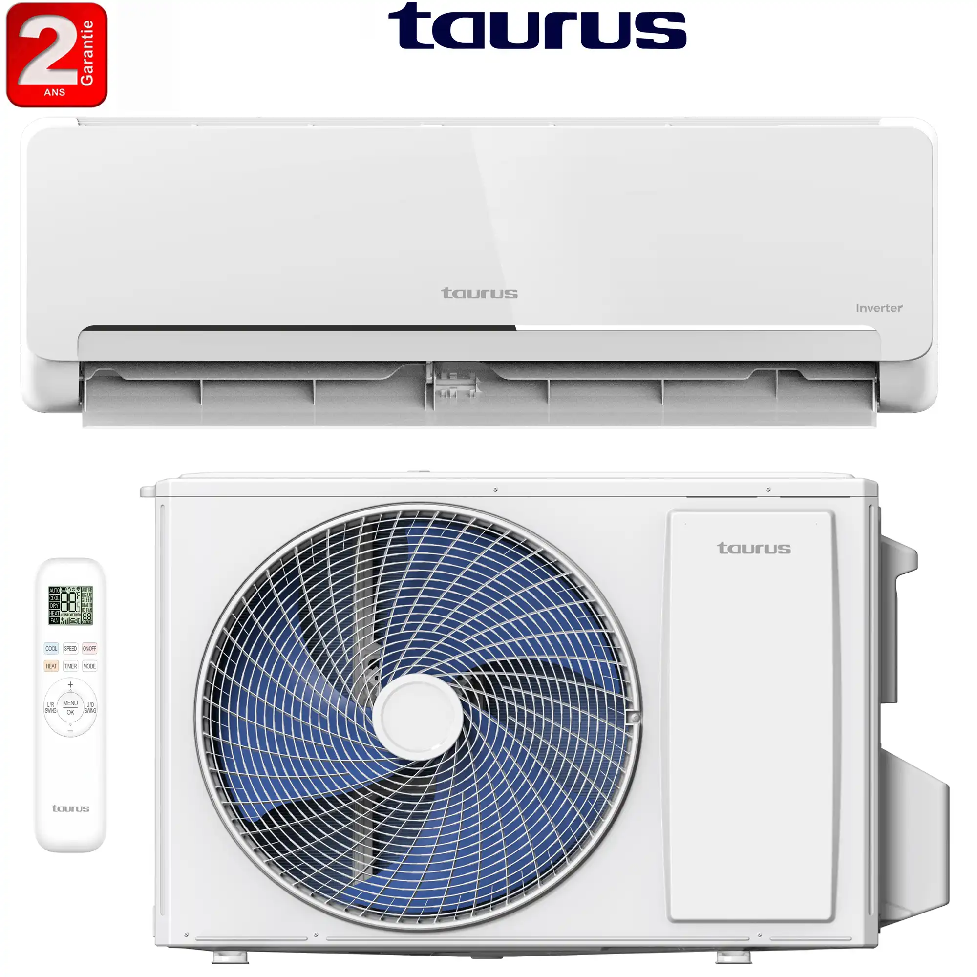 CLIM-012-TAURUS Climatiseur TAURUS 12000 BTU Inverter 3 CLIM-012-TAURUS Climatiseur TAURUS 12000 BTU Inverter – Image 3