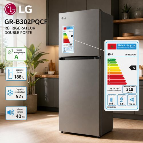 GR-B302PQCF REFRIGERATEUR LG 2 PORTES 275 L 2 GR-B302PQCF REFRIGERATEUR LG 2 PORTES 275 L – Image 2